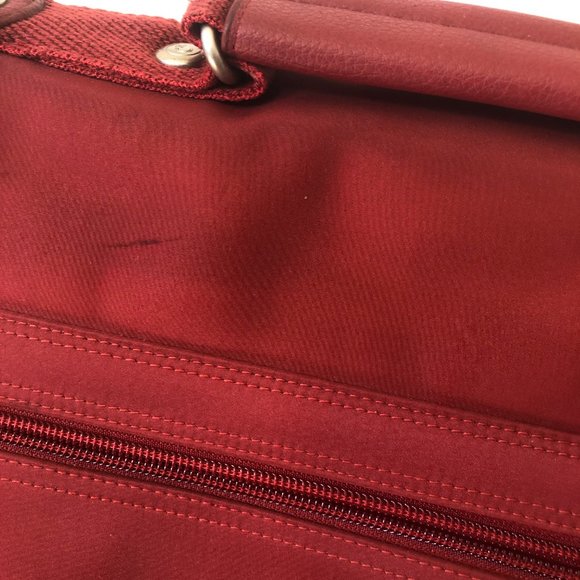 Kipling red messenger bag with computer compartment - Picture 16 of 16